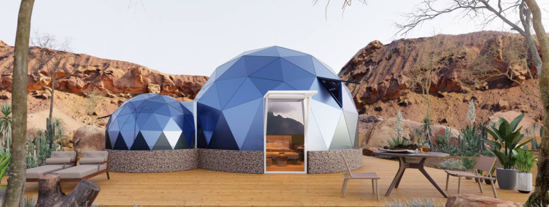 山阳区球形智能光伏玻璃星空房